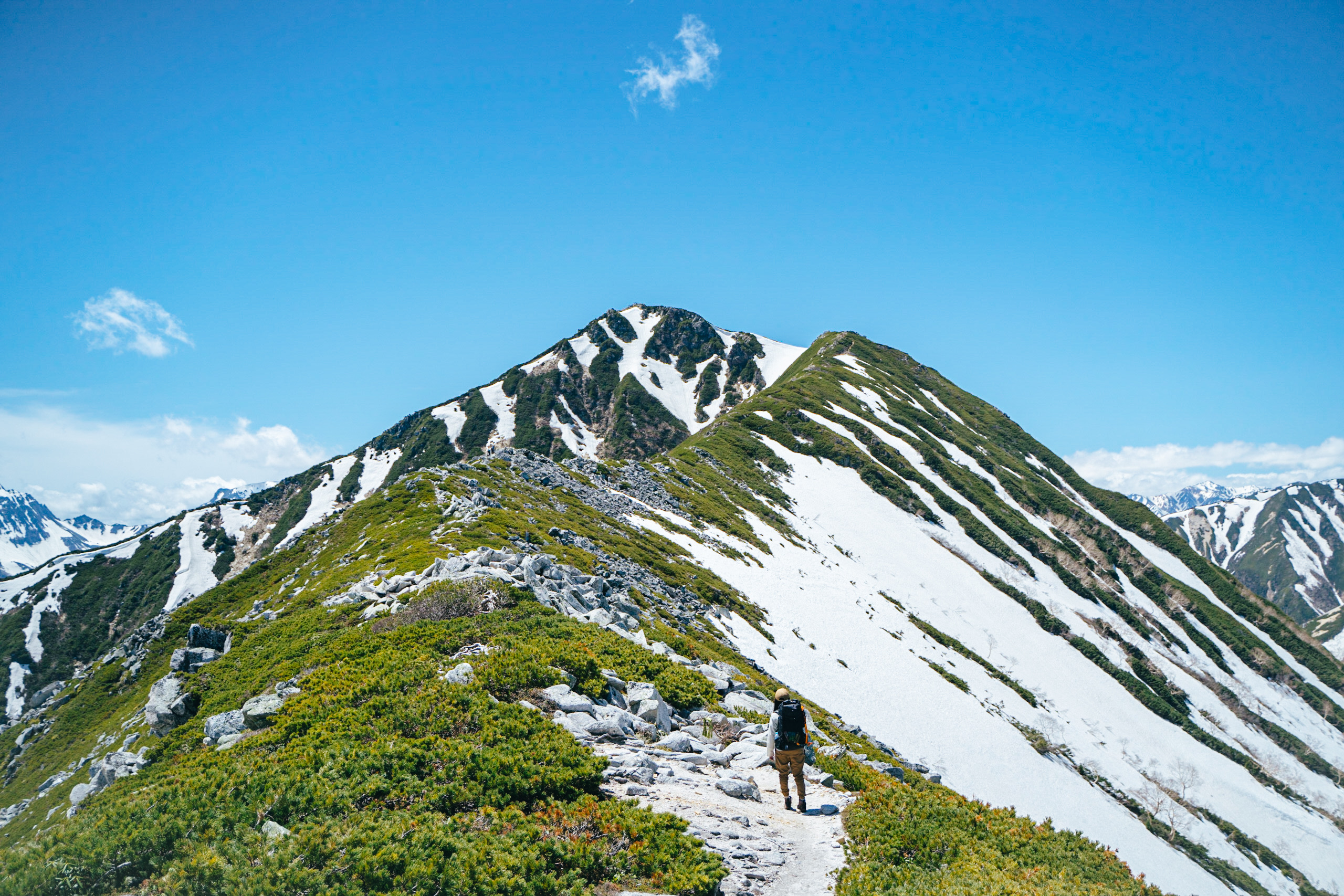 安曇野のシンボル常念岳